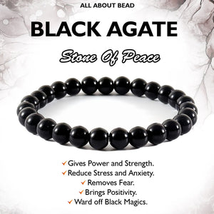 Black agate crystal meaning clearance
