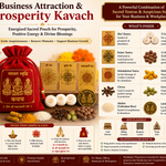 Business Prosperity Kavach – Sacred Pooja Kit for Shop & Office | Vyapar Samriddhi Kavach – Sacred Prosperity Pouch
