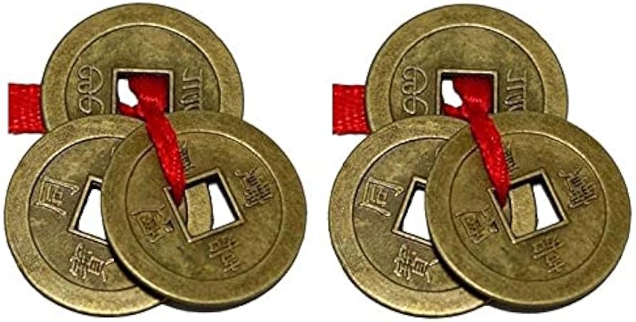 Feng Shui Chinese Lucky Coins for Wealth,Prosperity & Success