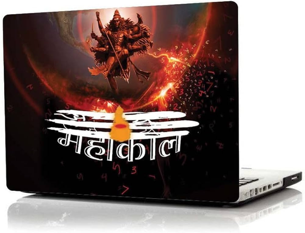 Religious Mahakal Laptop Skin/Sticker