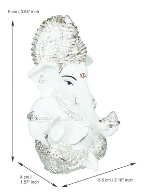 White Ganesh Idol