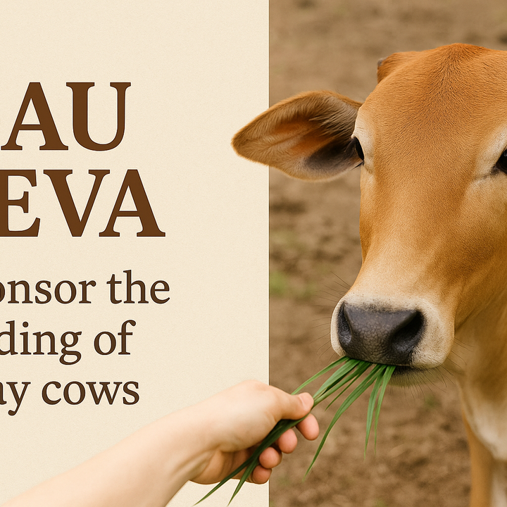 Gau Seva – Feed Rescued & Sacred Cows for Divine Blessings