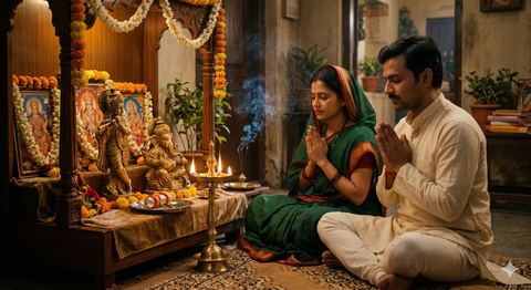 Putra Prapti Tabeej – Sacred Amulet with Mantra & Ritual Guide for Healthy Child Blessings