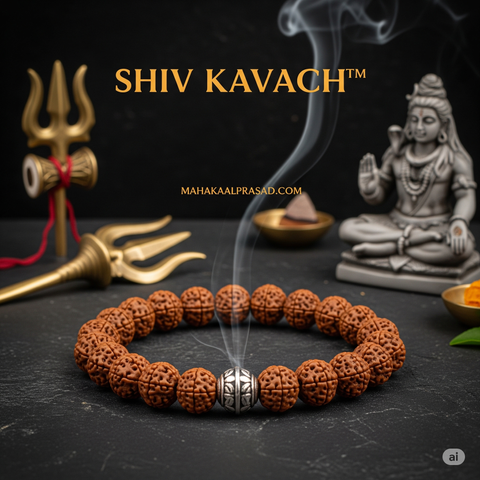 Shiv Kavach™ – Siddh Rudraksha Bracelet for Protection & Positive Energy
