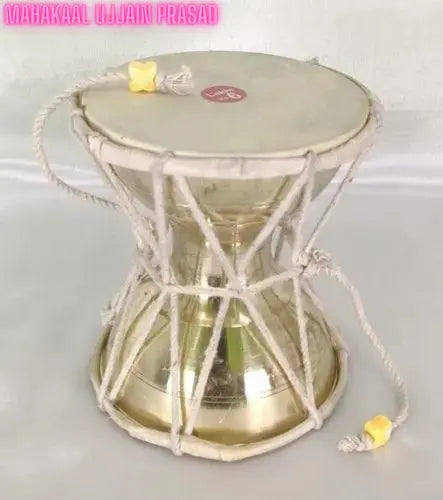 Sacred Energized Brass Damru - A Powerful Instrument of Spiritual Ener ...