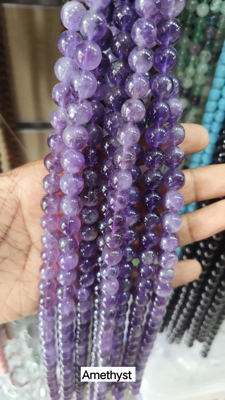 Energised Amethyst Mala-Certified - Main Image