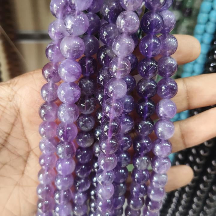 Energised Amethyst Mala-Certified