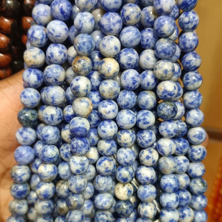 Energised Blue Sodalite Mala-Certified