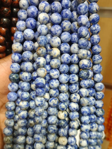 Energised Blue Sodalite Mala-Certified