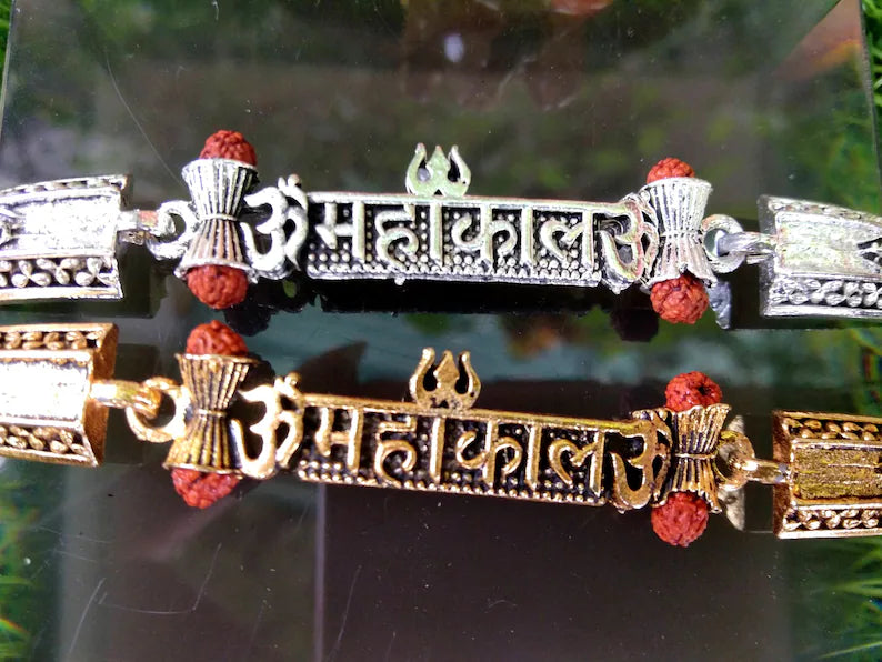 MAHAKAL BRACELET (Color:Silver & Golden)