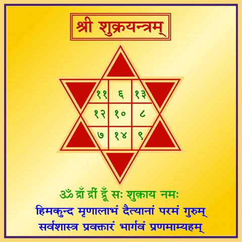 Shree Shukra Yantra
