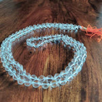 Sphatik Mala - Crafted from 100% Natural and Pure Quartz Crystal (108 Beads)